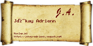Jókay Adrienn névjegykártya