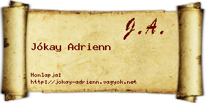Jókay Adrienn névjegykártya